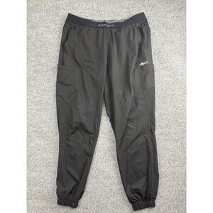 Carhartt Force Pants Mens Large Black Jogger Athletic Workwear Cargo Lightweight